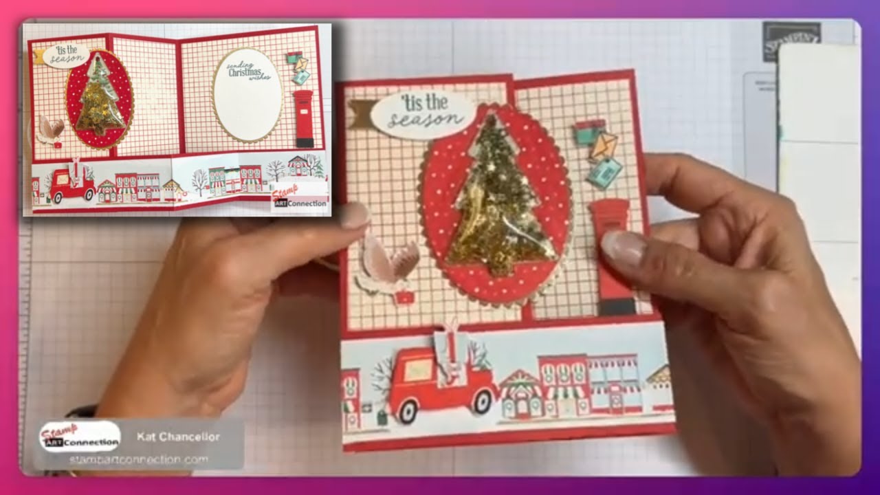 Create a Jolly Double Z-Fold Card for the Holidays