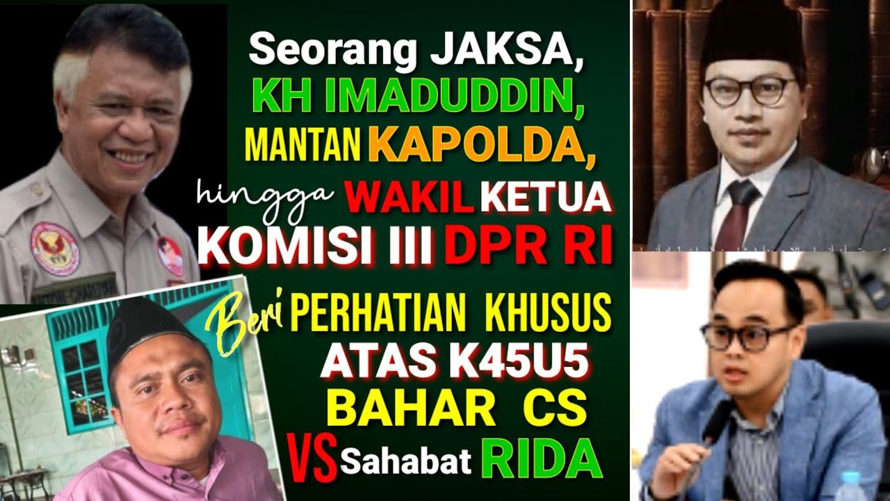 Mulai Jaksa, Kyai Imad, Wakil Ketua Komisi III DPR RI, hingga Mantan Kapolda Dukung Banser Rida