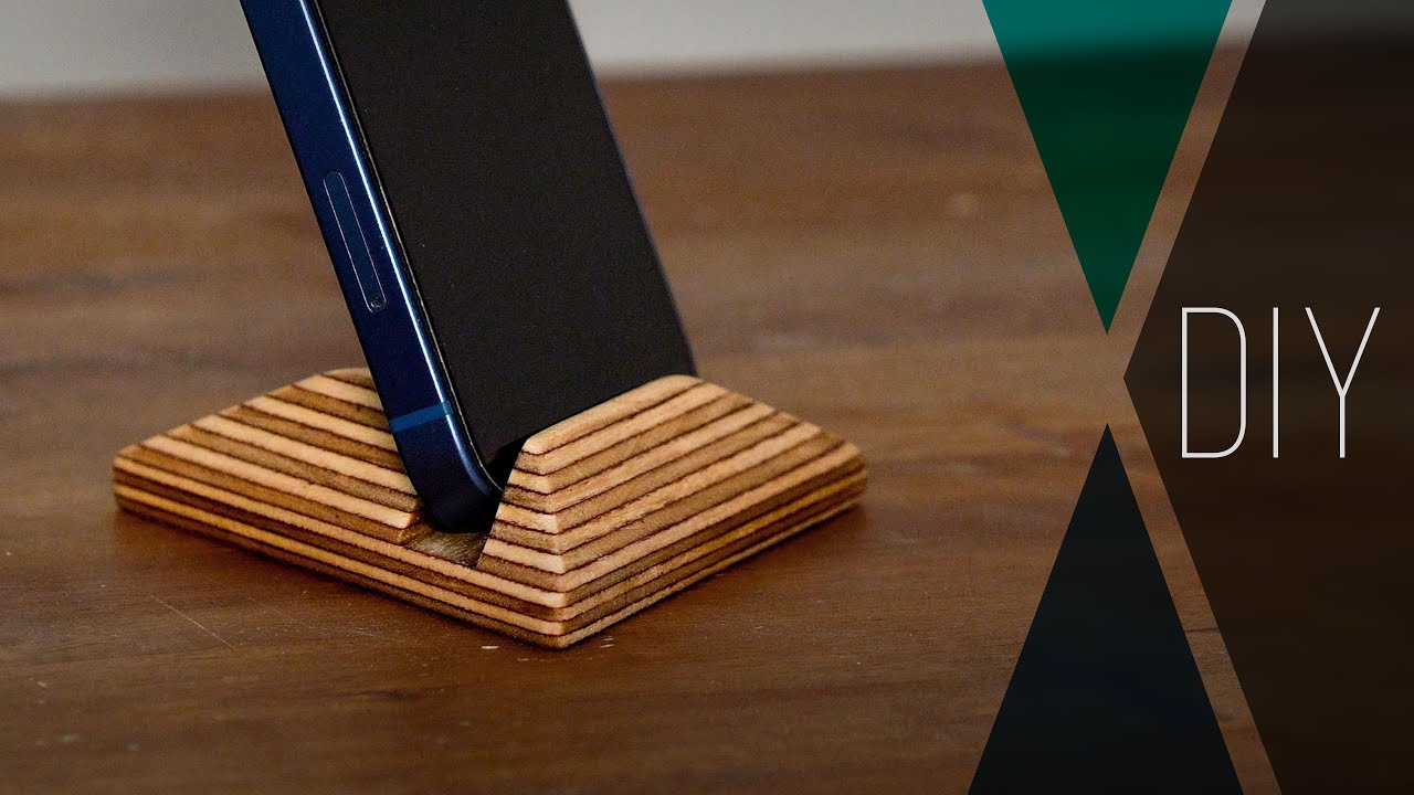 Tablet-Ständer und Handy-Halter selber bauen | Upcycling-Idee für Restholz | DIY