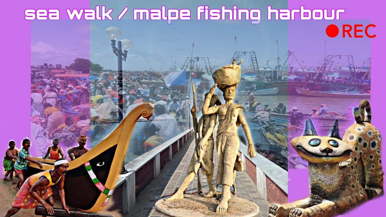 Sea walk / Malpe fishing Harbour ⛵ 🎣 👌#youtube #udupi #viral #fishing