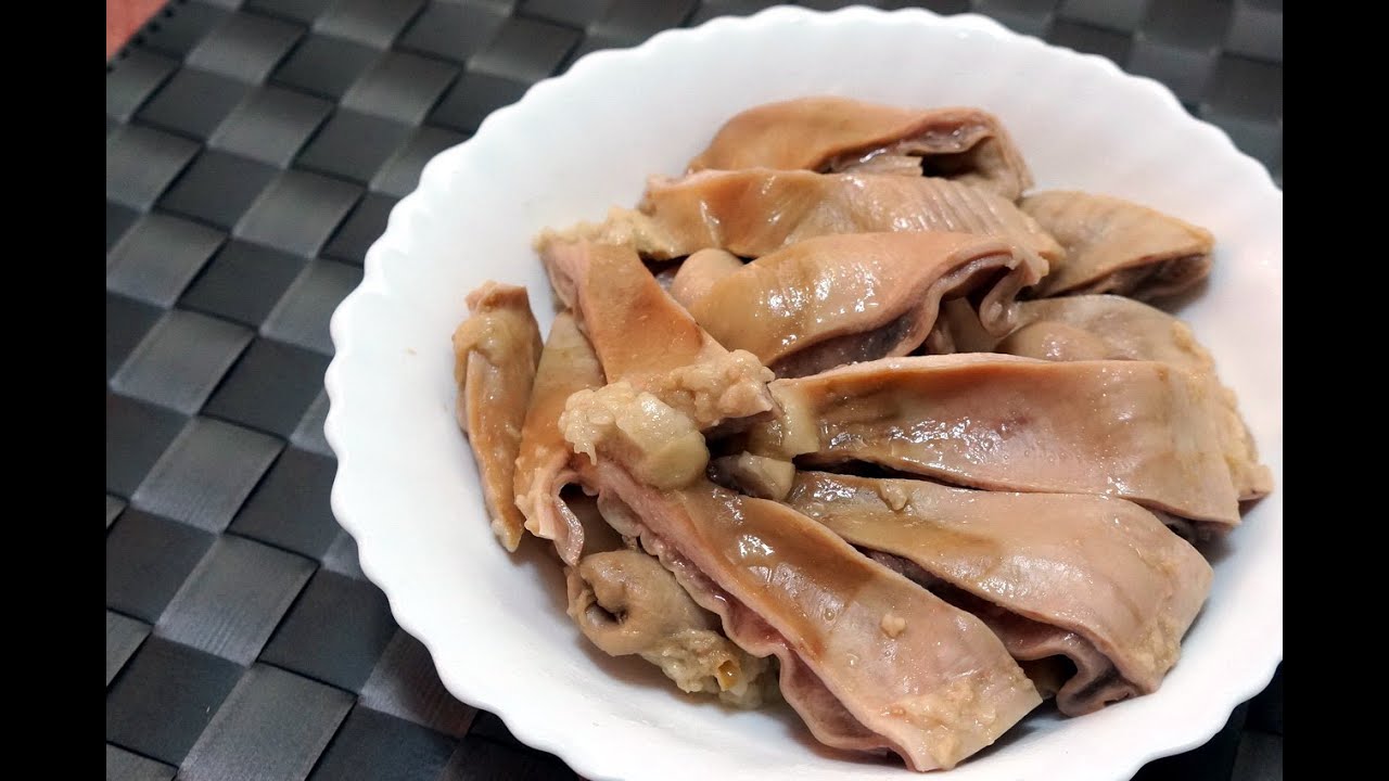 Hong Kong Recipe : Strewed Pig's Stomach with Supreme Soy Sauce
