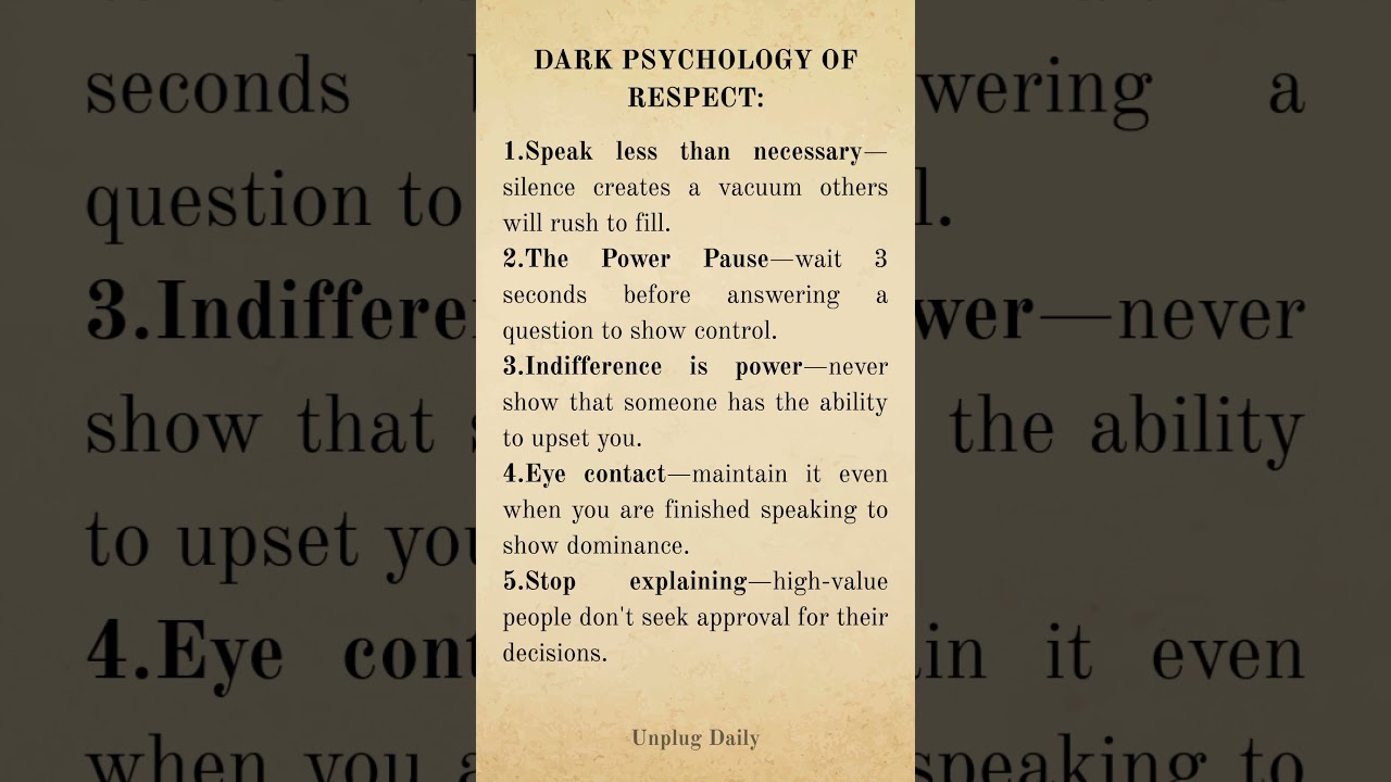 Secrets of Social Power ♟️ 