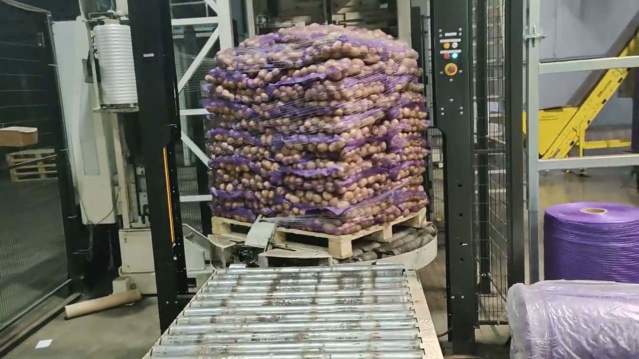 Автоматическая упаковка и укладка на поддоны