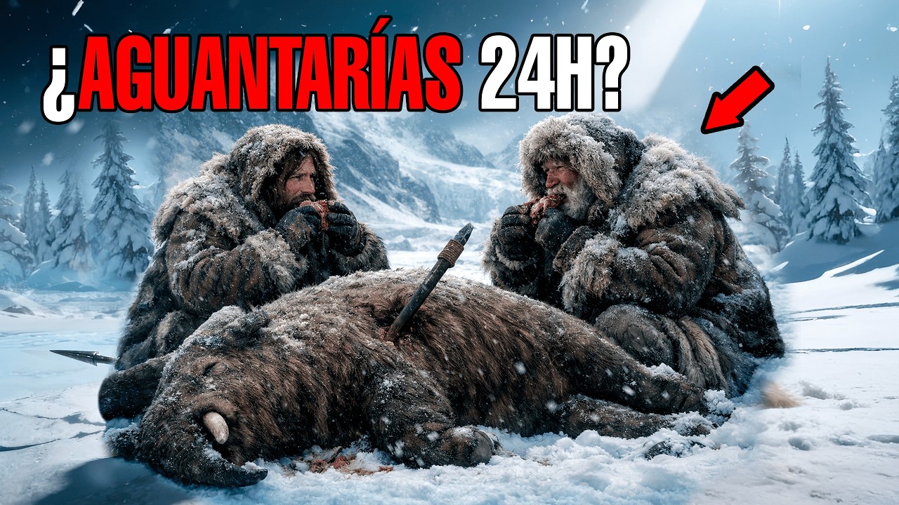 24 HORAS de CAZA en la EDAD del HIELO