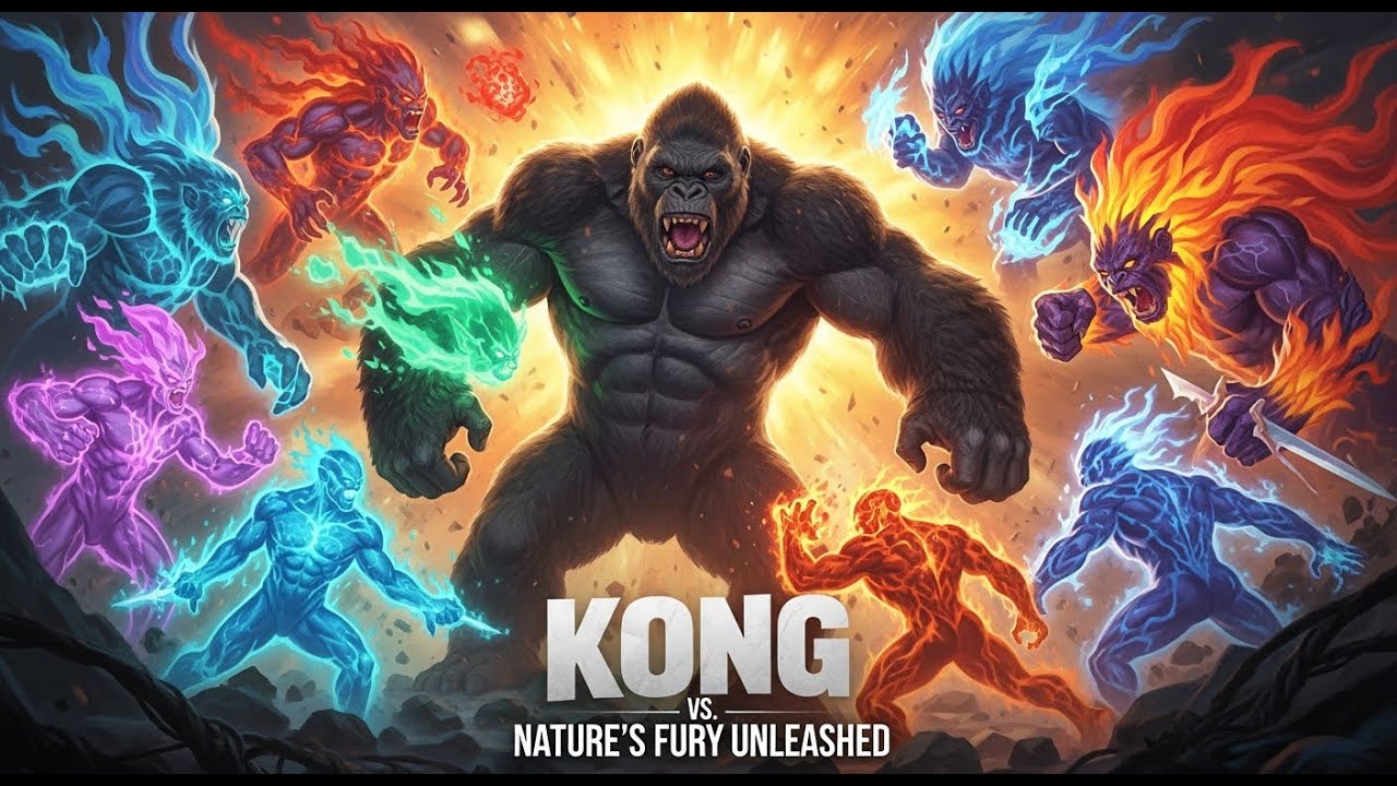 Kong vs. Primal Elementals – Nature's Fury Unleashed! - Kong's World: Monster Wars