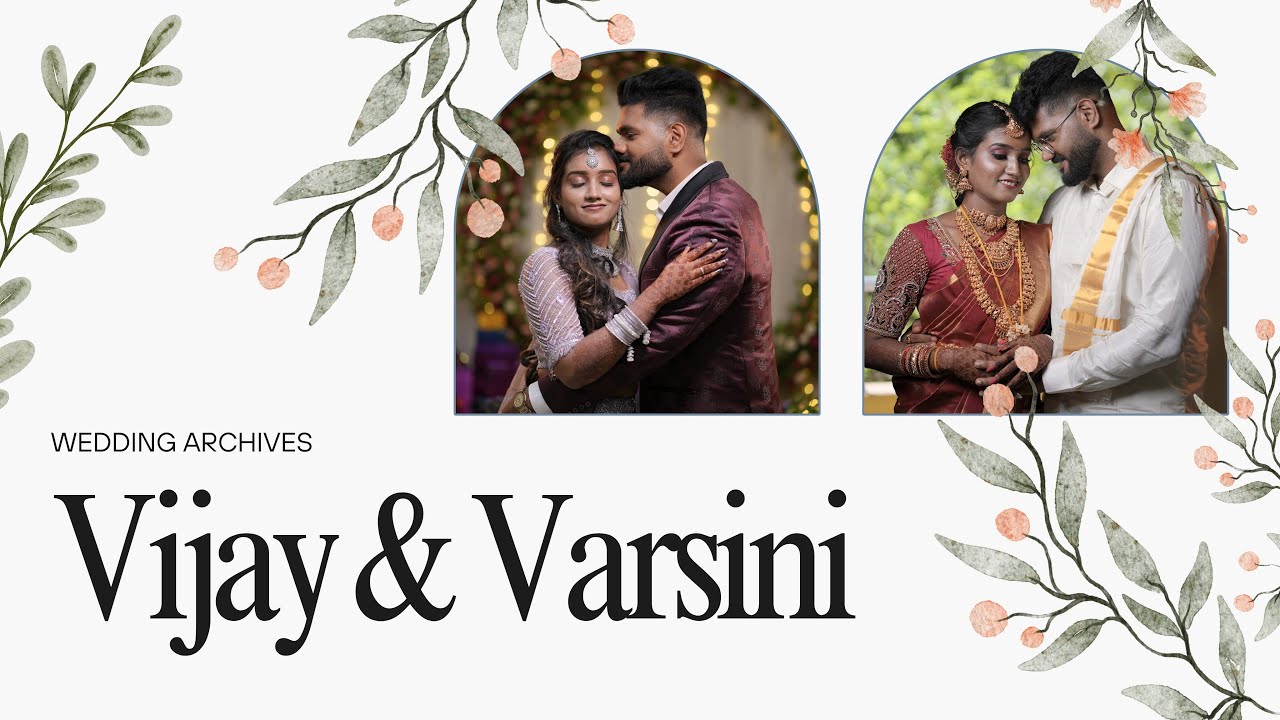 WEDDING HIGHLIGHTS || VIJAY & VARSINI ||CANDID VIDEO || Reception Wedding  2024 || MS PHOTOGRAPHY||