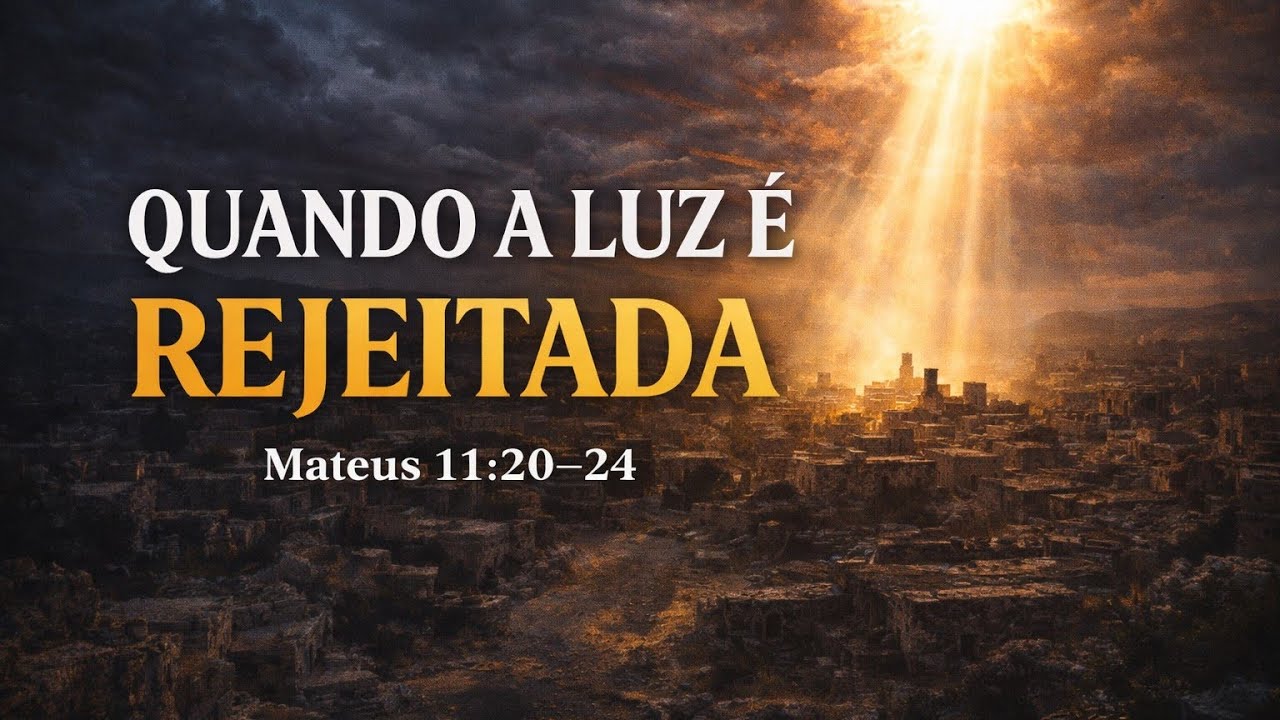 Estudo/Devocional/Oração 40 - O perigo de ver milagres e não se arrepender #fe #amor #devocional