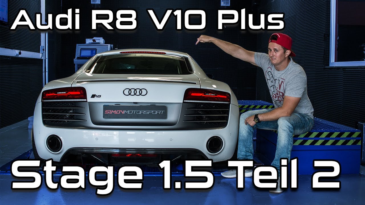 Audi R8 V10 Plus Leistungssteigerung  |  Stage 1.5 Teil 2 Ausgangsmessung | SimonMotorSport | #287