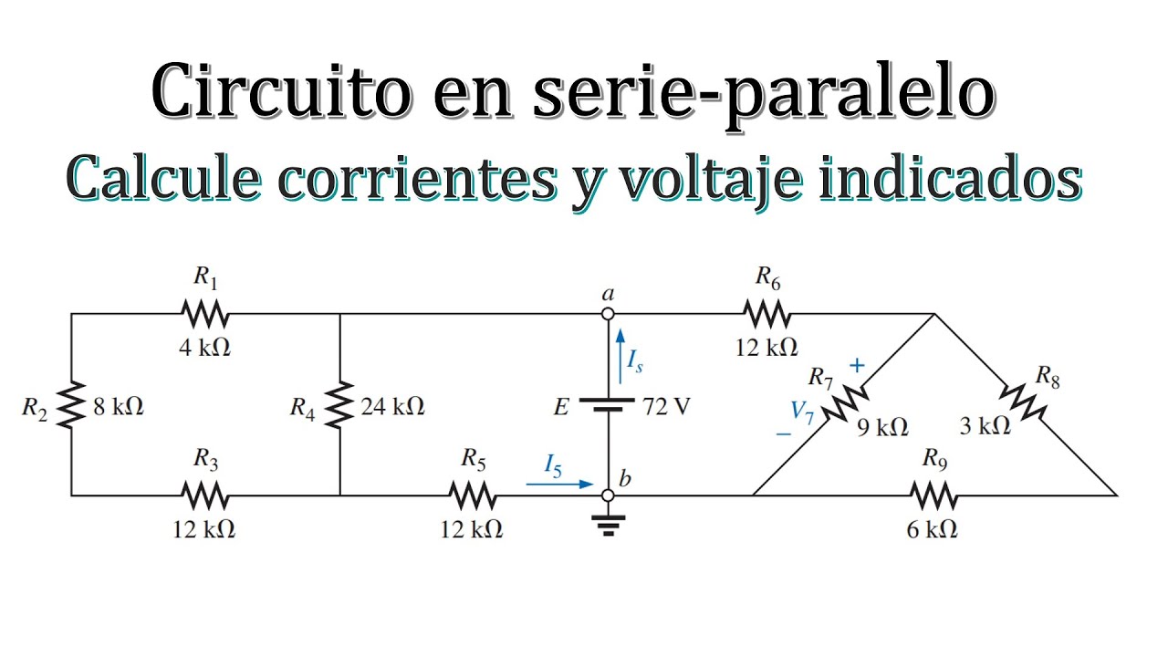 ⚡Ley de Ohm | Circuito mixto Serie-Paralelo | Redes de escalera⚡