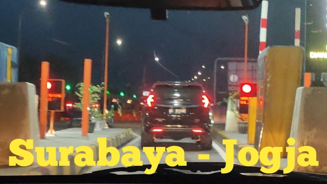 Night Driving from Surabaya to Yogyakarta