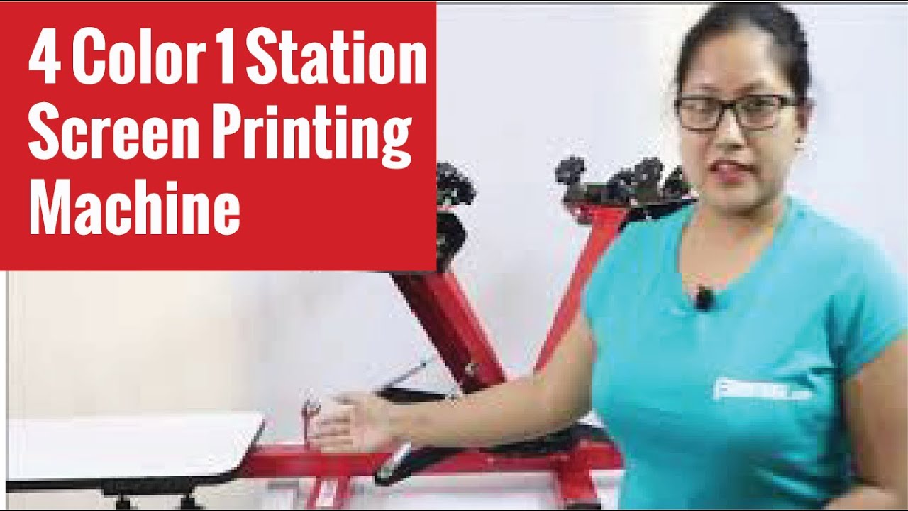 Screen Printing Machine | 4 Color 1 station