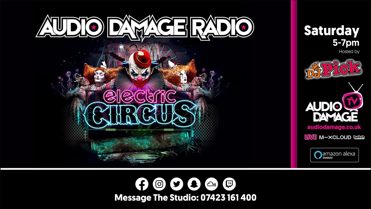 DJ Pick - The Electric Circus (Deep House) - LIVE - Audio Damage Radio. 7 - 8pm (02.09.21).