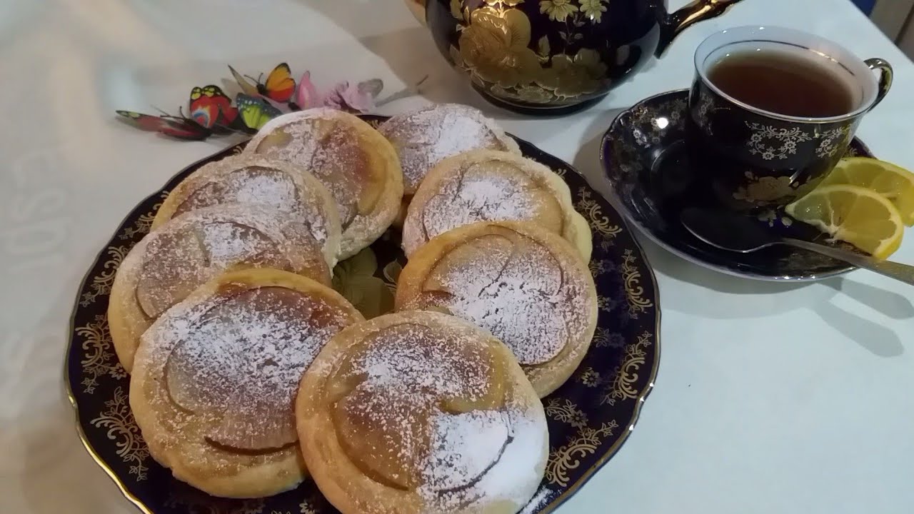 Sadə ərzaqlarla Dadlı Kurabiye🍪 - Almalı və Cemli😋👍