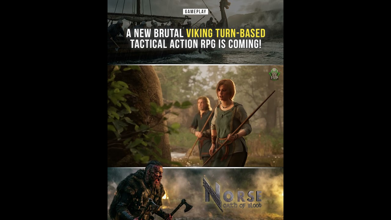 Norse: Oath of Blood - Новая пошаговая тактическая ролевая игра о викингах | PC, PS5 | Xbox Serie...