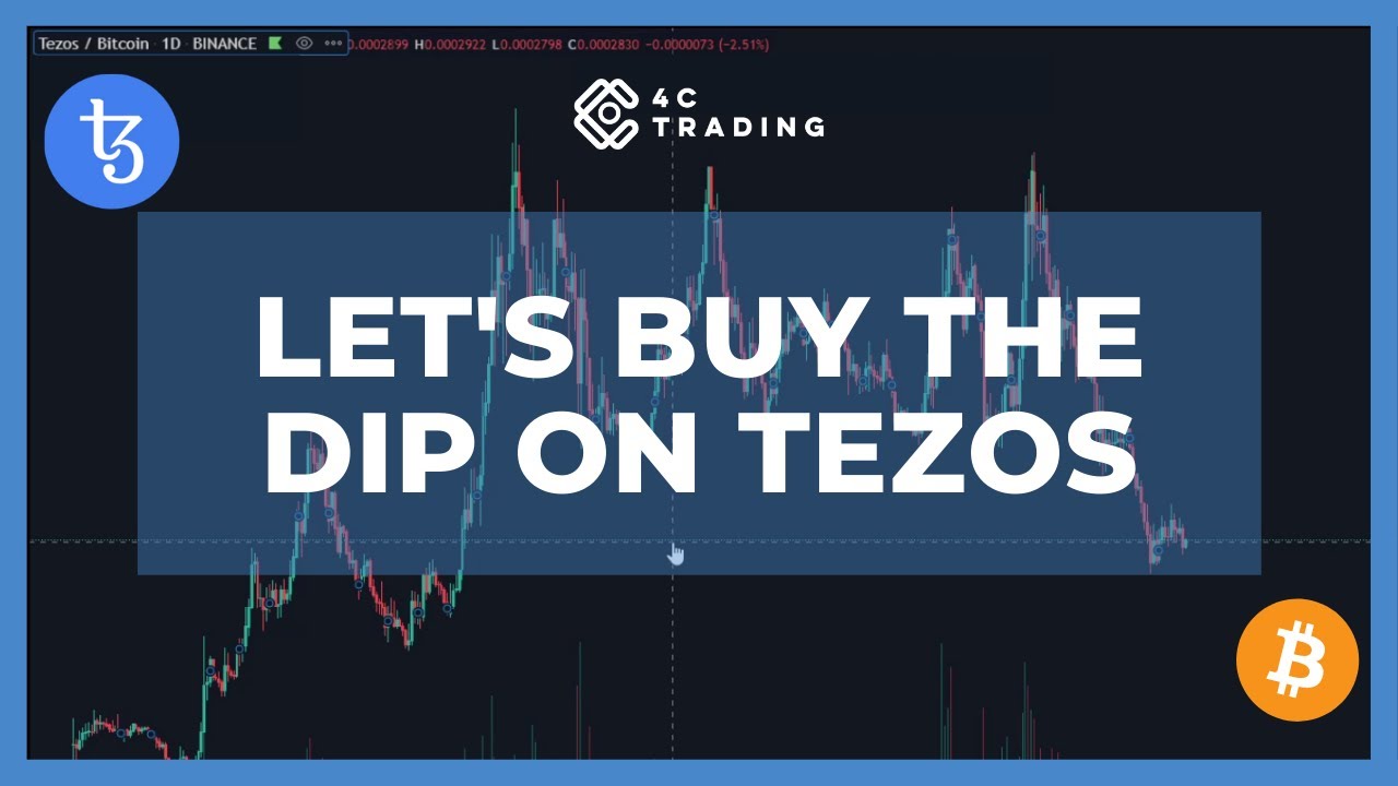 Let's buy the dip on XTZ #crypto #tezos #trading #4ctrading