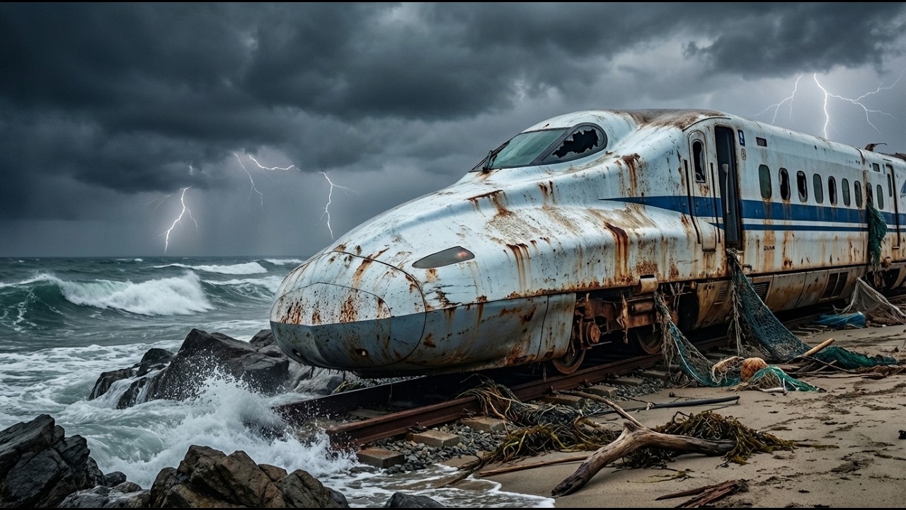 Typhoon Destroyed Japan’s N700 R Bullet Train – Coastal Ruins & Restoration
