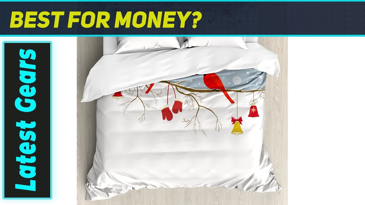Lunarable Cardinal Duvet Cover: Festive Charm for Your Bedroom!