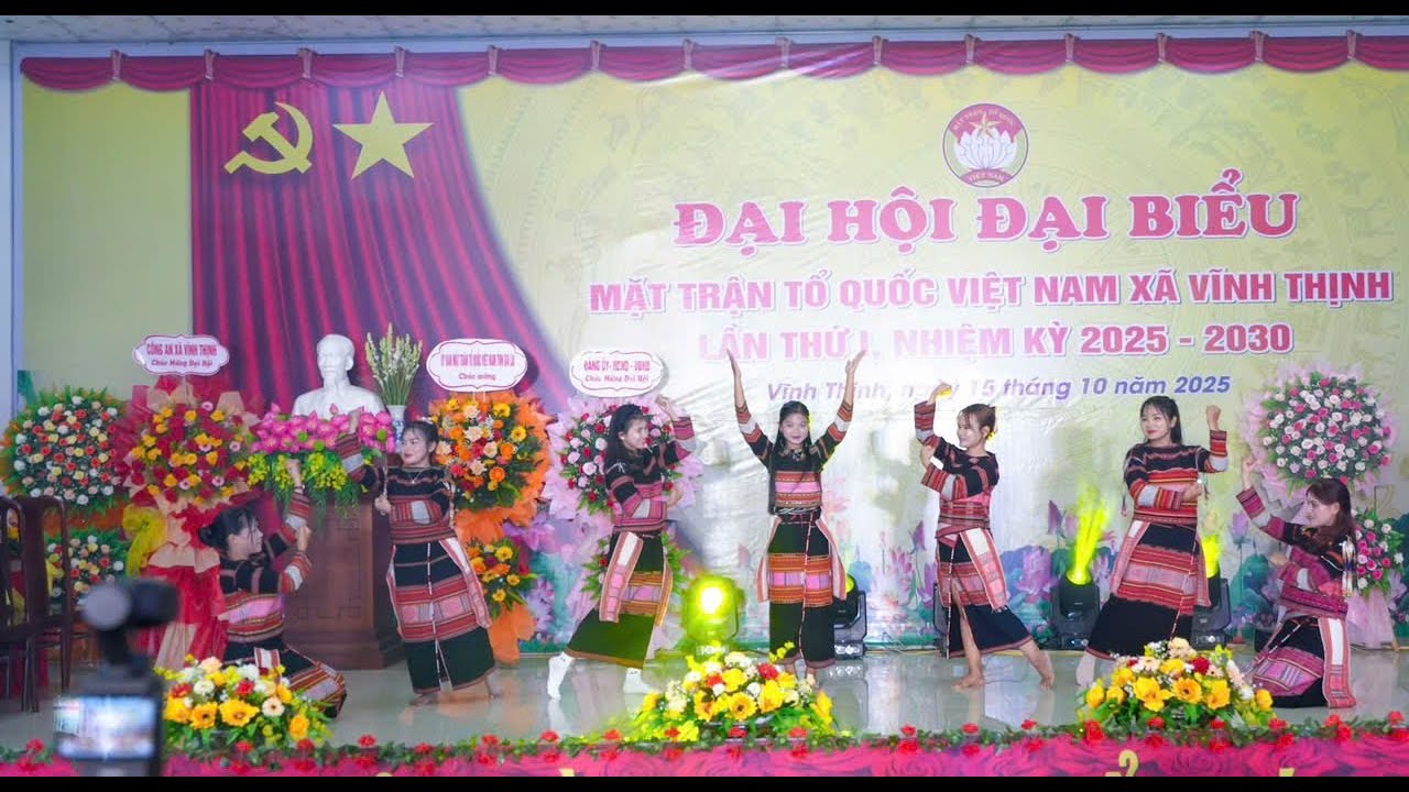ÂM VANG TÂY NGUYÊN. Trình bày Nhóm múa nữ Hà Ri * ĐH MTTQ Việt Nam xã Vĩnh Thịnh. Gia Lai#music