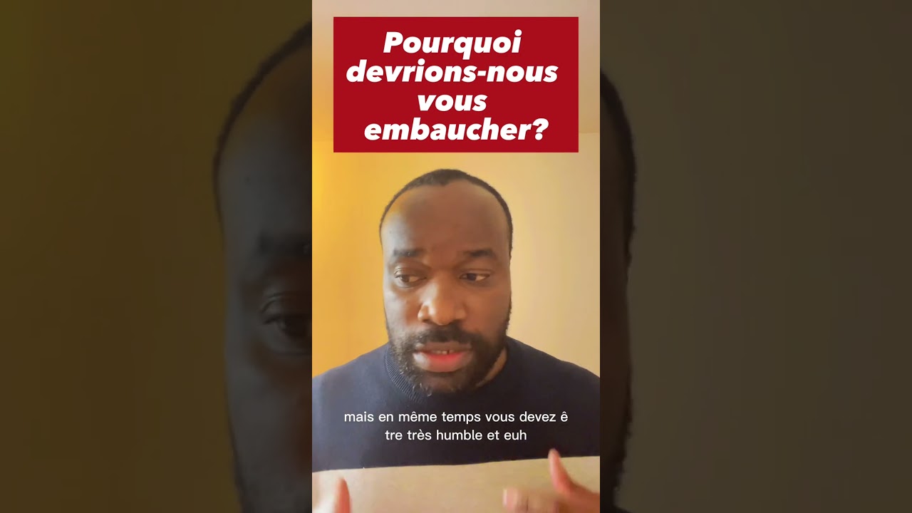 Question Entretien #5 | Pourquoi devrions-nous vous embaucher?