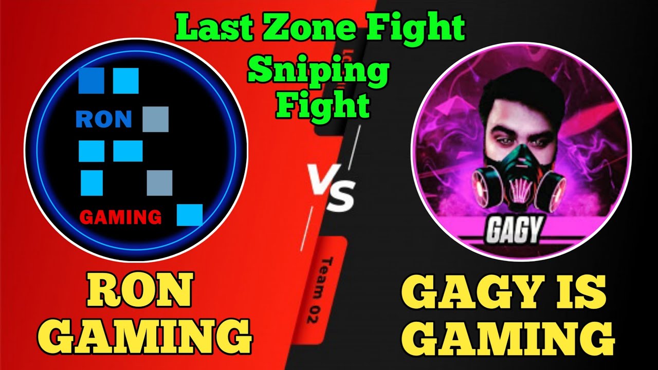 Ron Gaming Vs Gagy Gaming | Last Zone Fight | Sniping Fight | Team Ron Gaming Vs Team Gagy Gaming |
