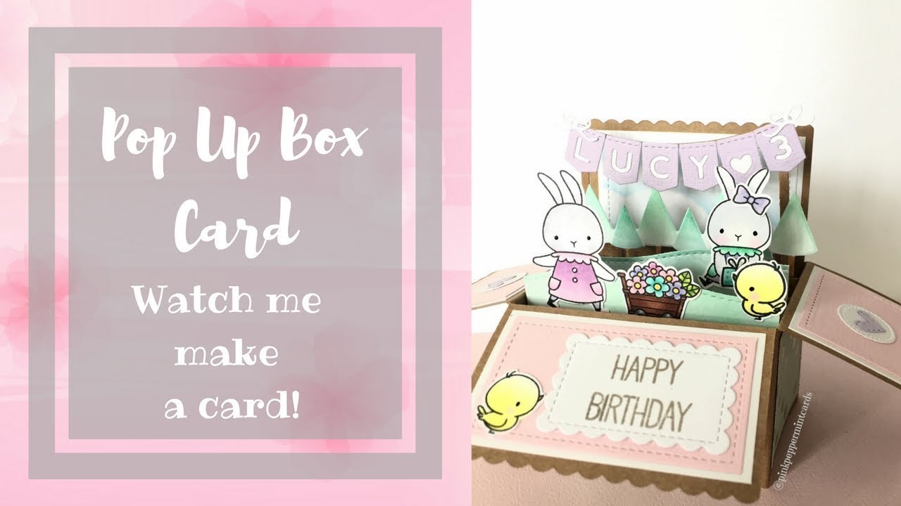 Lawn Fawn Pop Up Box Card Tutorial | Lawn Fawn, MFT Somebunny!