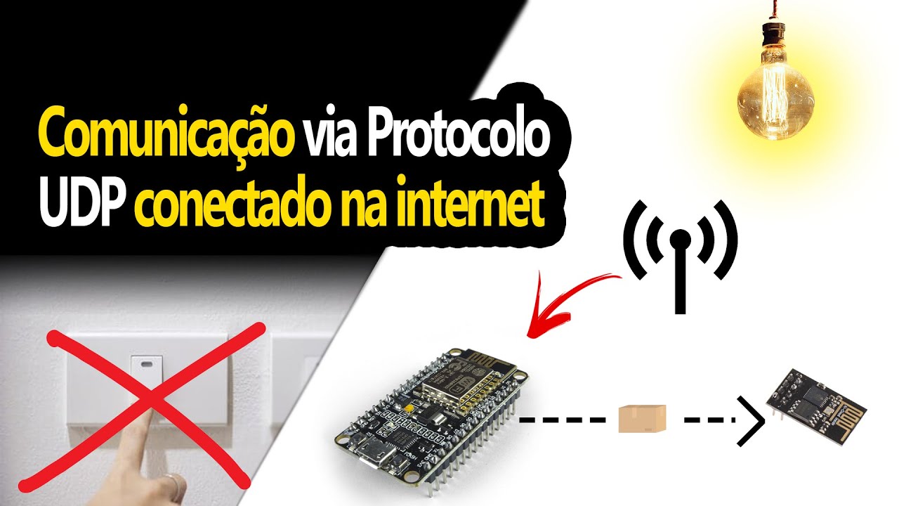 Protocolo UDP entre Controladores ESP12 e Conex&atilde;o WiFi