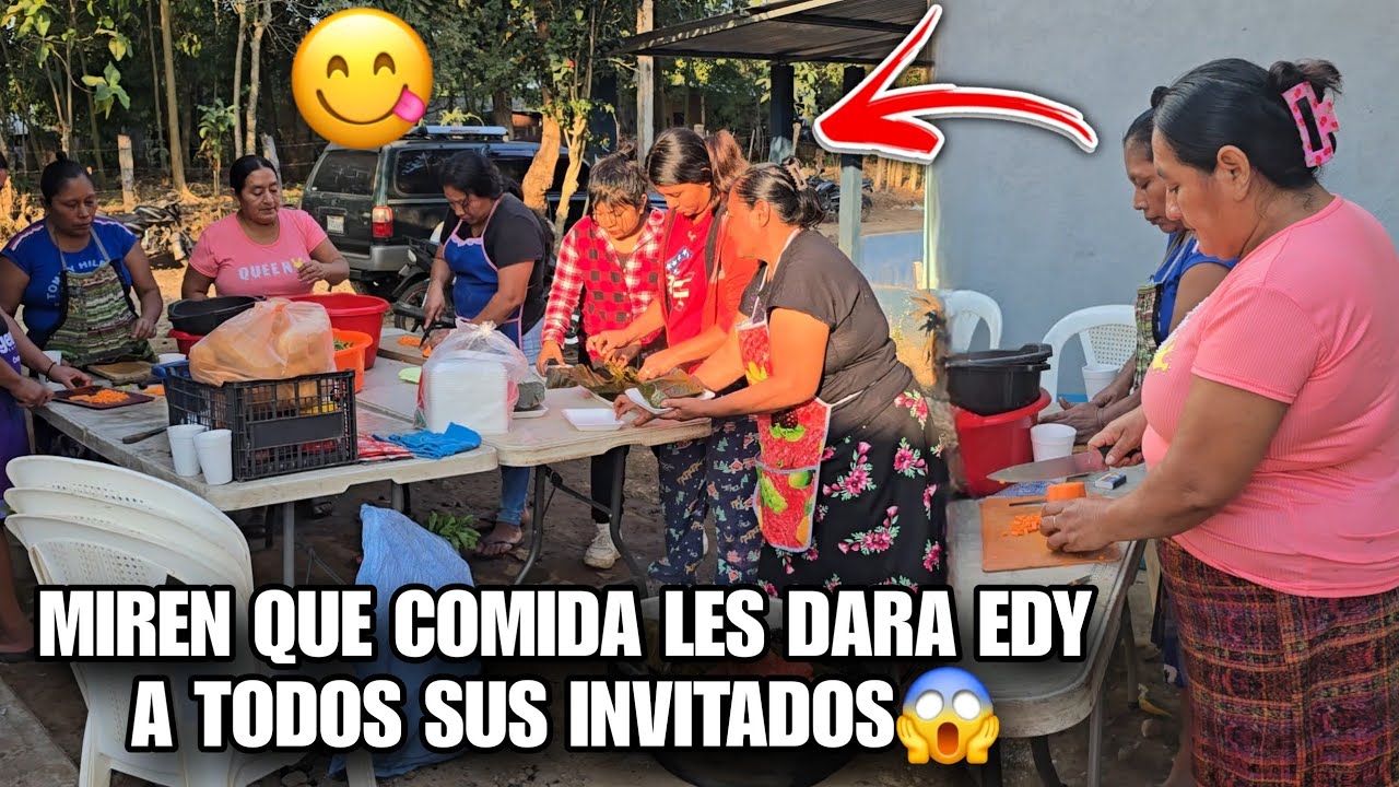 Todos Preparan La Deliciosa Comida Para La Gran Boda De EDY y DAYSI😱Miren Que Rico Les Quedo🤤