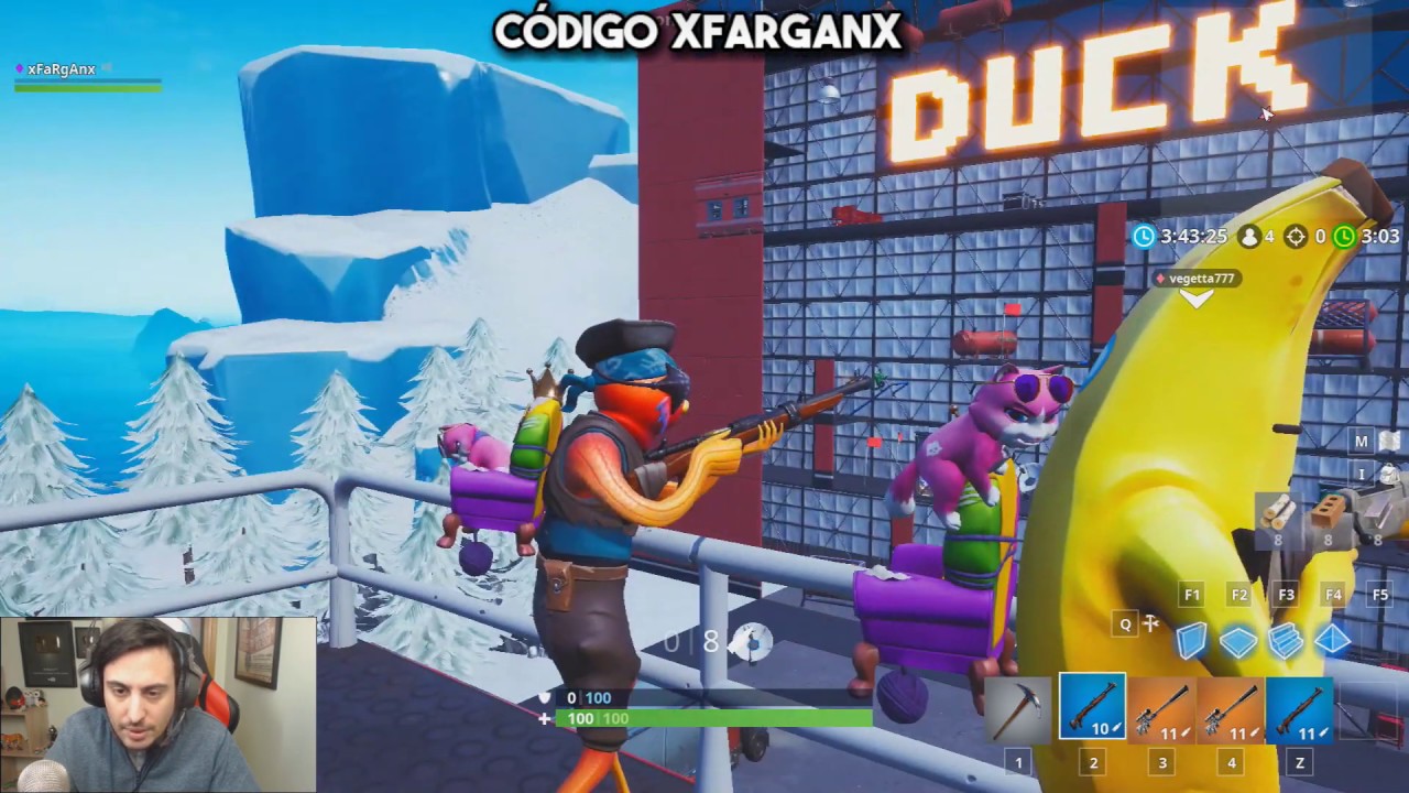 INCREÍBLE DISPARO EN LA CABEZA!! *NUEVO DUCK HUNT* FORTNITE xFaRgAnx