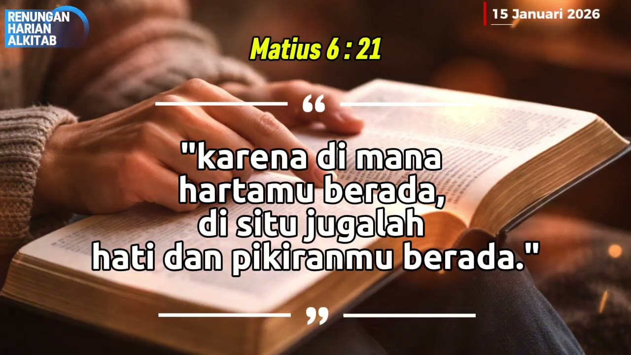Renungan Alkitab | Relaxing | Saat Teduh | 15 Januari 2026 | Deeper in Love