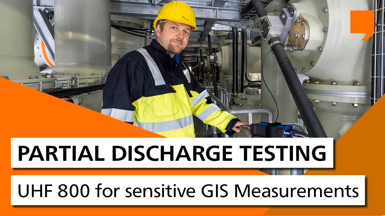 Sensitive partial discharge testing on gas-insulated switchgear with UHF 800
