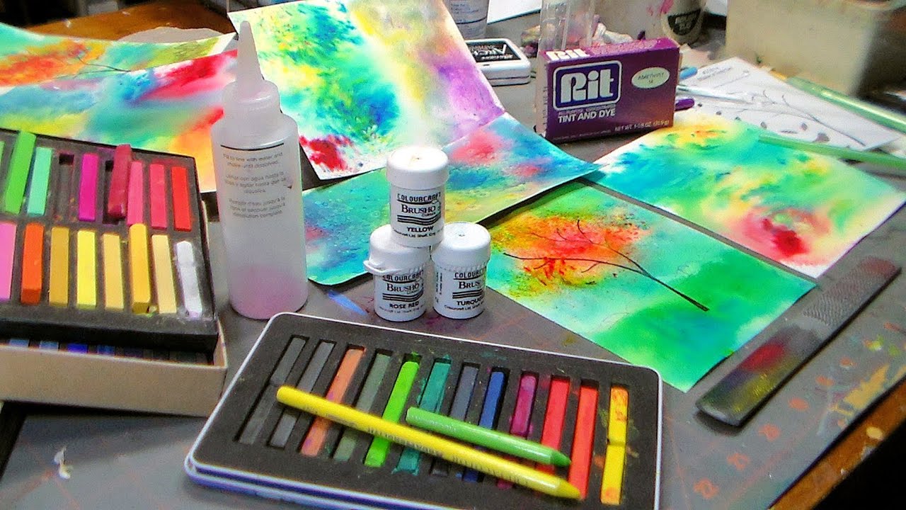 Brusho Crystal Colors Review/Demo & DIY Comparison