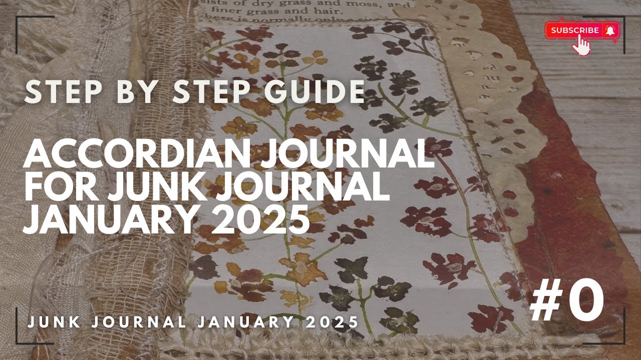 Junk Journal January 2025 - Making the Journal 