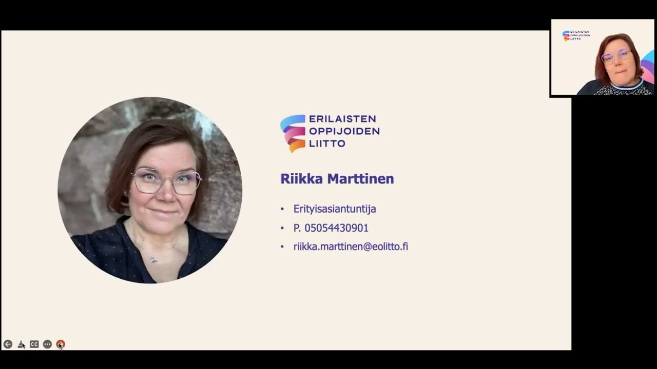 Riikka Marttinen: Oppimista ja työtä sujuvoittavia apuvälineitä mediakasvattajille