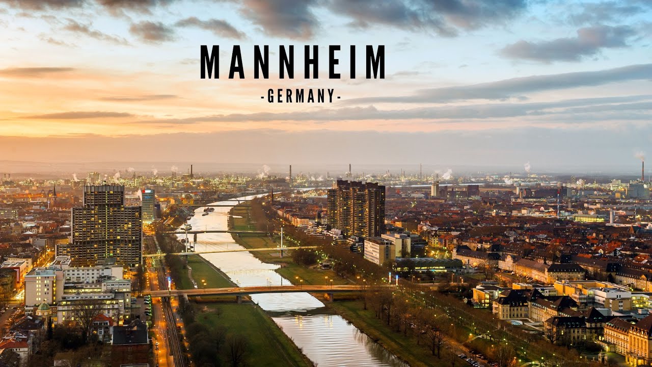 Mesmerizing Aerial Tour of Mannheim - Germany in 4K - Discover the Heart of Europe!