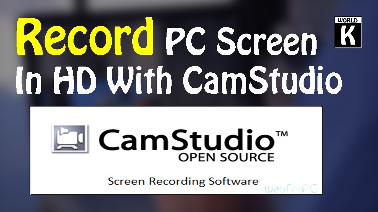 How To Install / Setup Camstudio Recorder Free for HD Screen Capture at 1080p | Urdu Hindi Tutorial