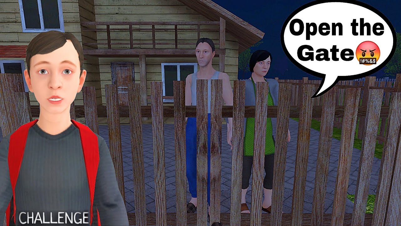 Andrew's Trap Gena and Galya in Neighborhood House in Challenge Mode but Andrew house has no Windows