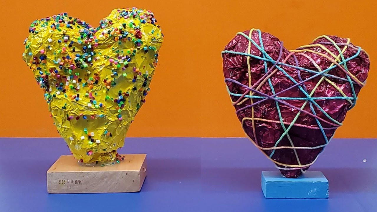 Items-At-Home Art Project: Jim Dine Heart Sculpture