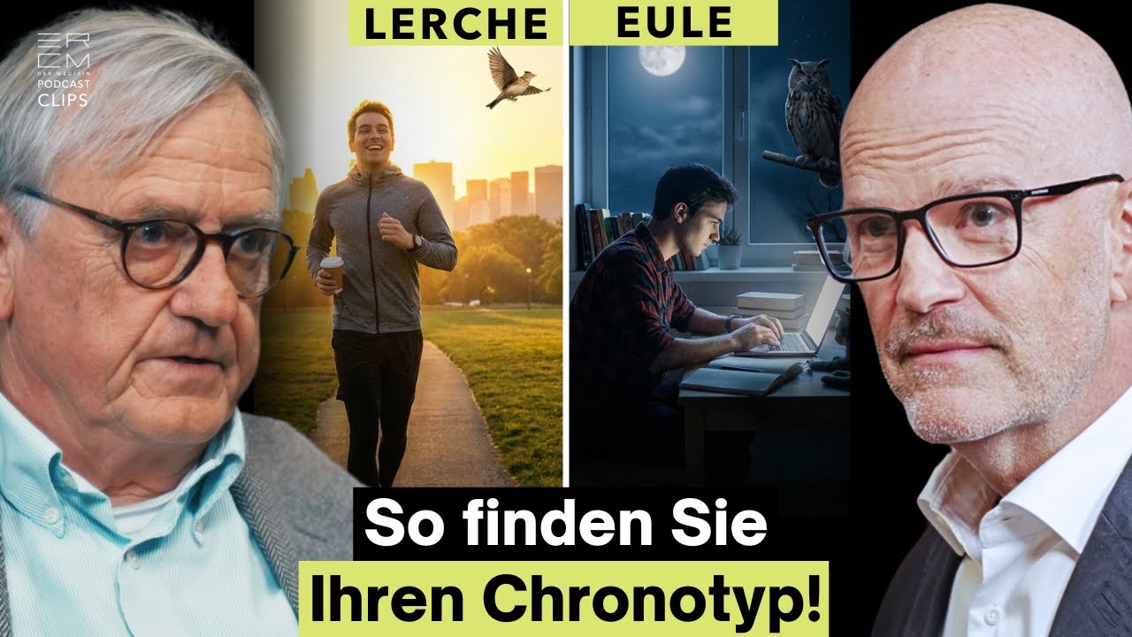 Lerche oder Eule? So finden Sie Ihren Chronotyp & schlafen endlich besser | Prof. Roenneberg