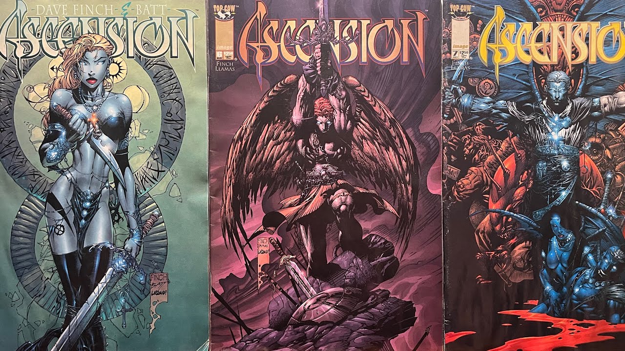ASCENSION 5-7.  Looking at the tail end of David Finchs kinda pretty but kinda boring top cow book!