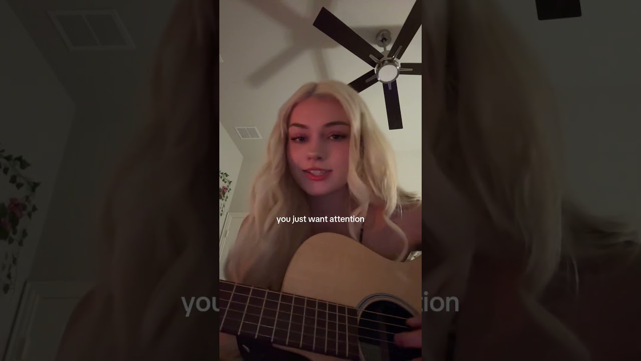 attention - charlie puth #cover #fyp #attention #guitar (leecie paige@tiktok)