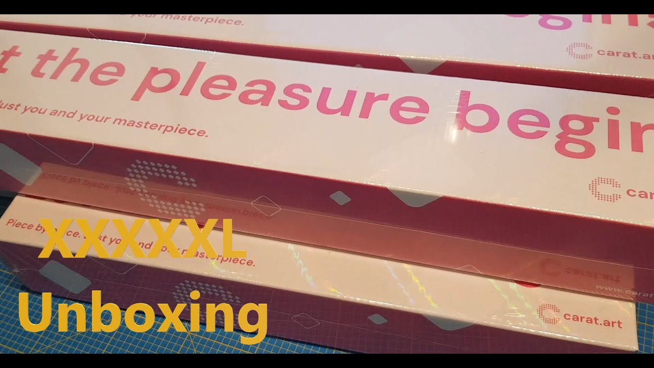 🟩 XXXXL Unboxing# Knallerbox 🎁 carat.art #Diamond Painting#