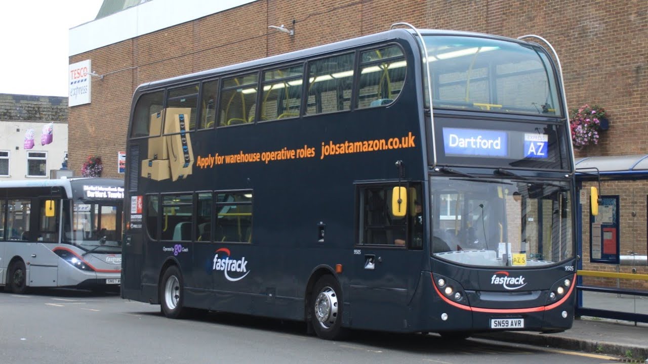 Route Visual | GoCoach Hire | Route AZ: Gravesend - Dartford | 9505 SN59 AVR