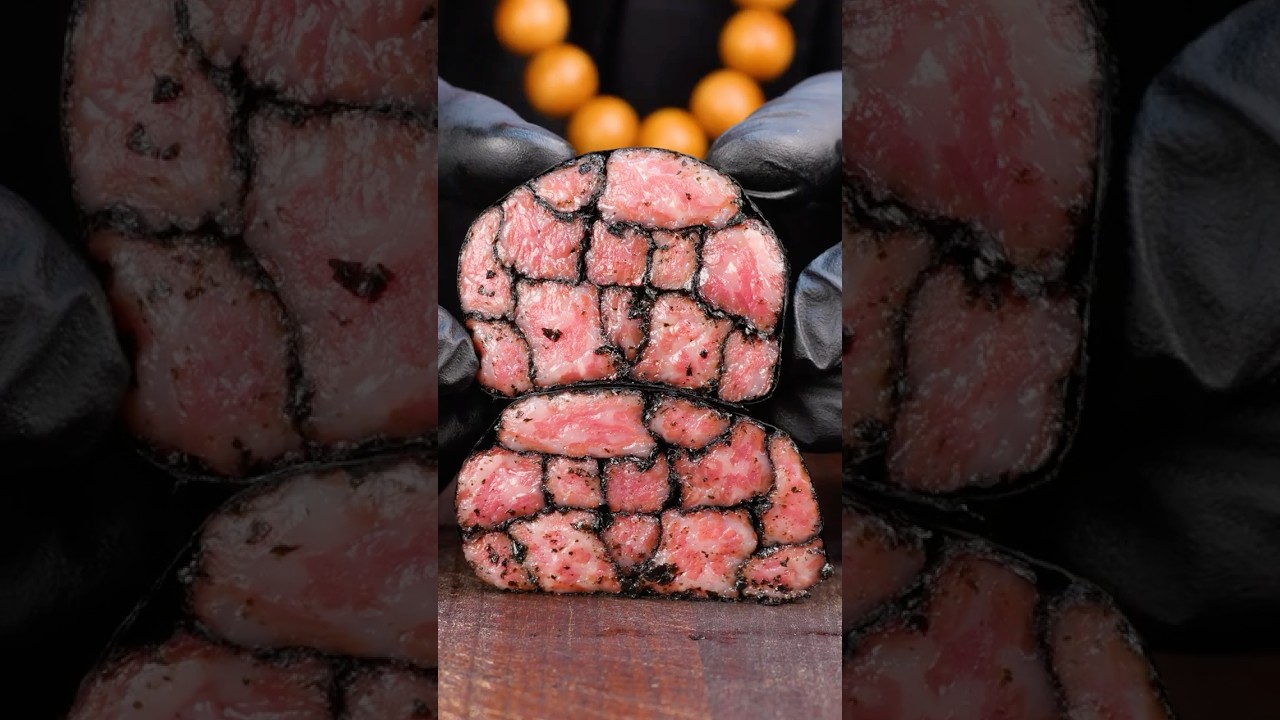 Wagyu mosaic sushi roll ASMR MUKBANG | Satisfying