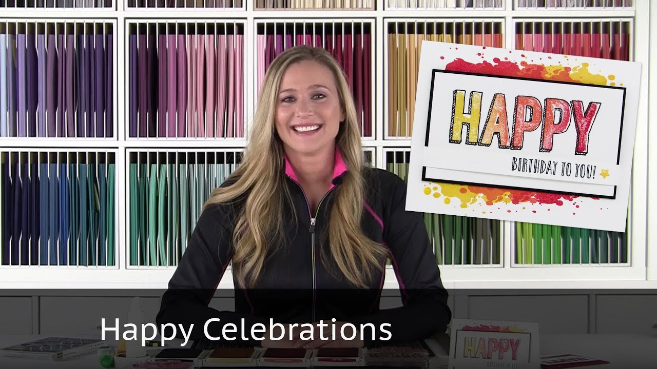 Happy Celebrations card project from Brandy Cox