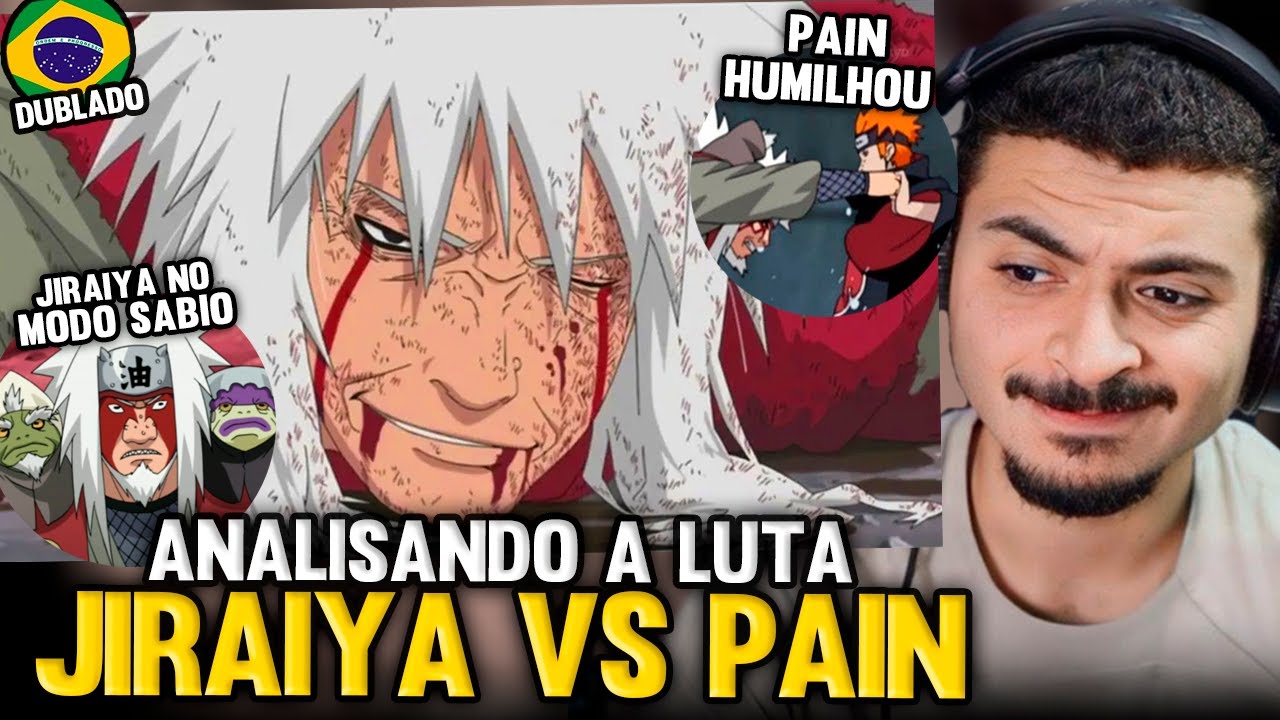 KAMUZ REAGE: JIRAIYA ENTRA NO MODO SABIO E SE SACRIFICA CONTRA PAIN | NARUTO SHIPPUDEN DUBLADO