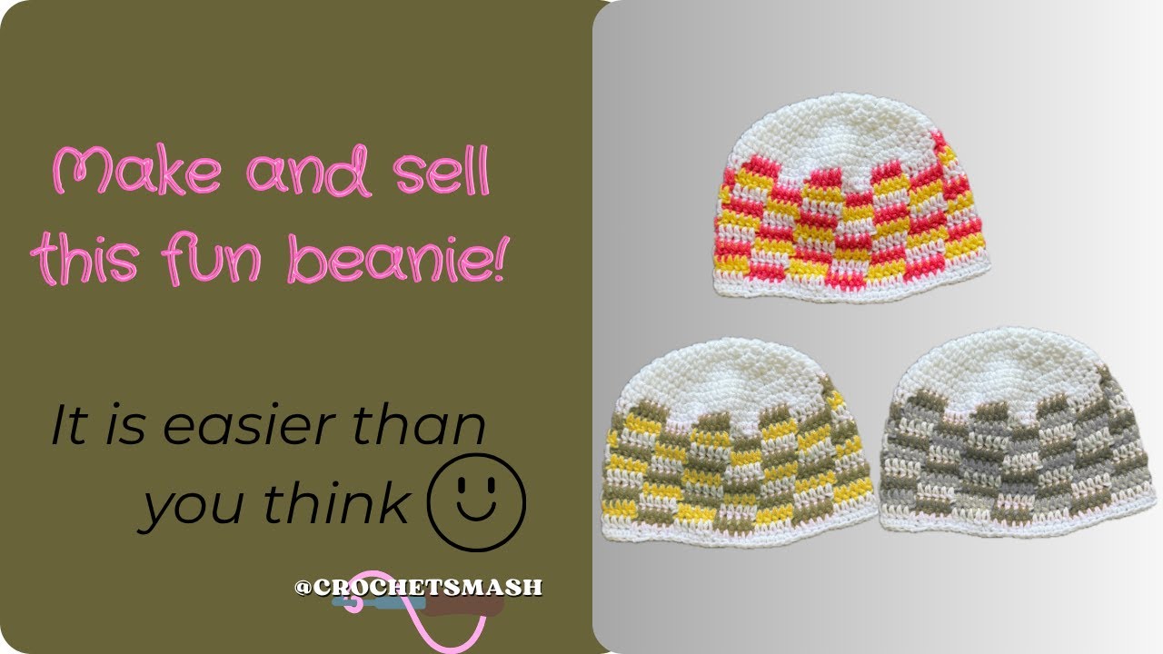 Colourfall Beanie | Easy Crochet Pattern with Beautiful Layered Color Effect