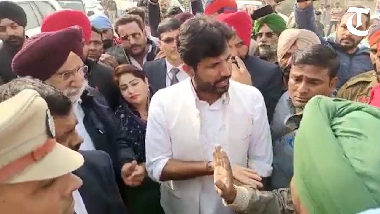 Mukstar: Deputy CM Randhawa, minister Warring in heated argument with protesting contract employees