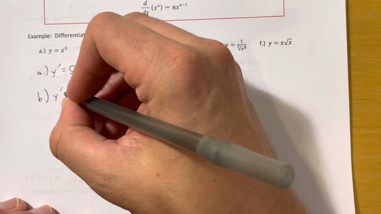 3.1 - Derivatives of Polynomials and Exponential Functions (Part 1)