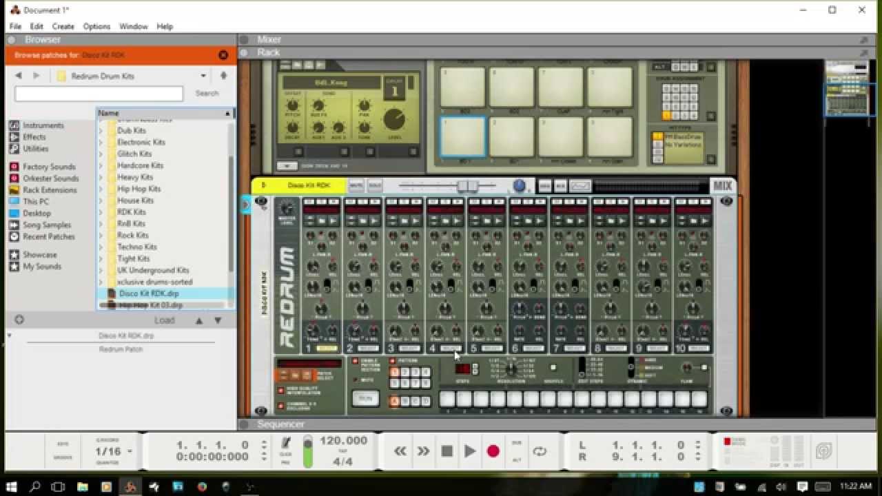 Learn Reason 8.3 | Triggering Kong Pads with Redrum