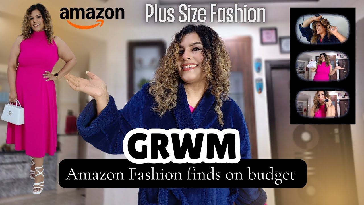 Valentine’s Day GRWM ❤️ Amazon Outfit + Makeup + Hair Look | Date Night Ready
